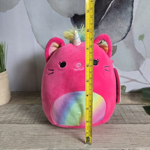 SQUISHMALLOWS | Lizette Pink Unicorn Cat Plush Toy - Picture 10 of 10